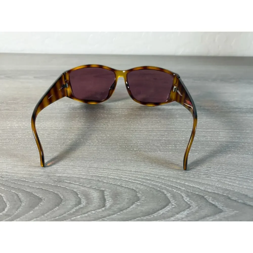 Alibi DTORT/BRN Made‎ in Italy Brown Black Tortoise Women's Sunglasses- EUC